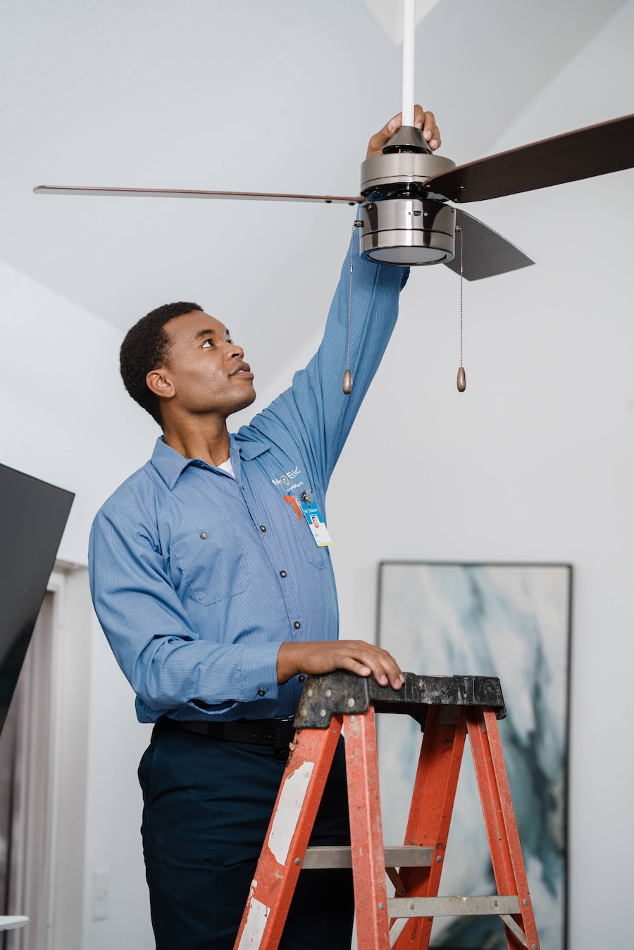 Ceiling Fan Replacement in Boiling Springs, SC