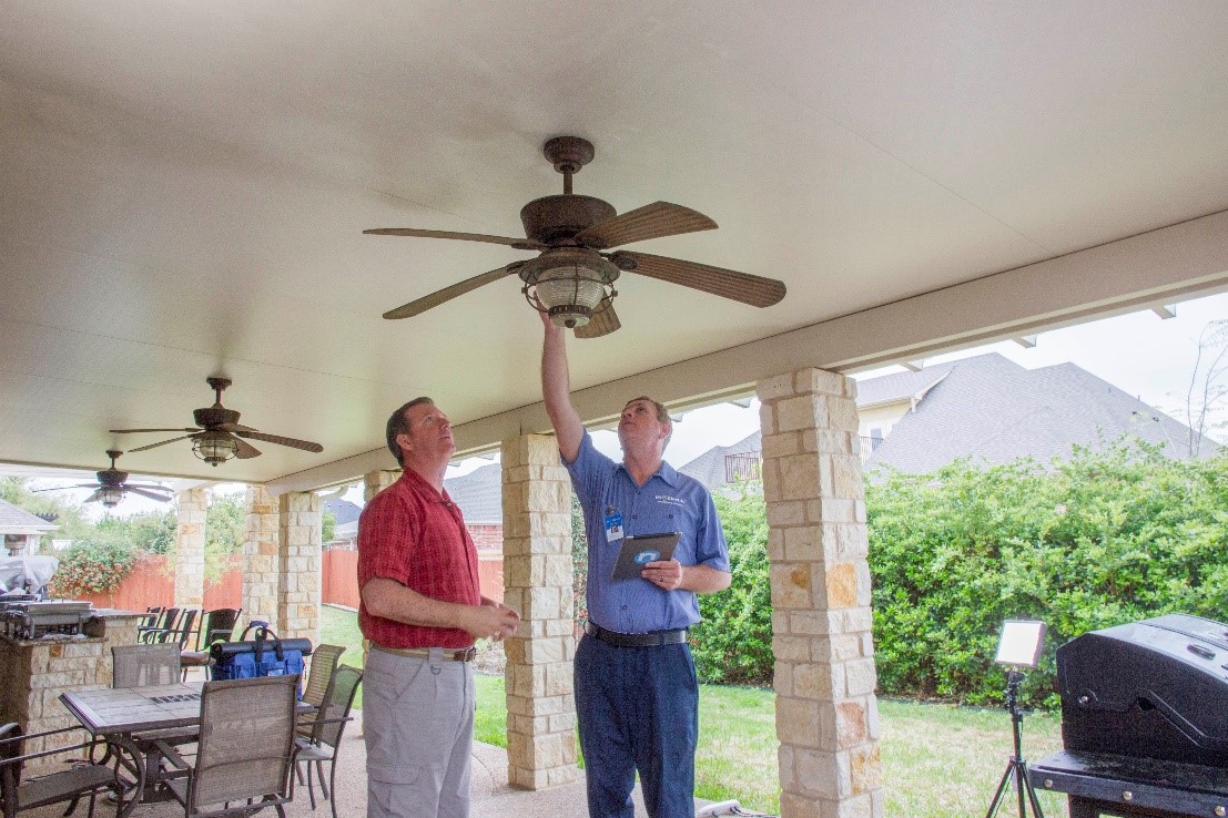 Ceiling Fan Replacement in Fairmont Mills, SC