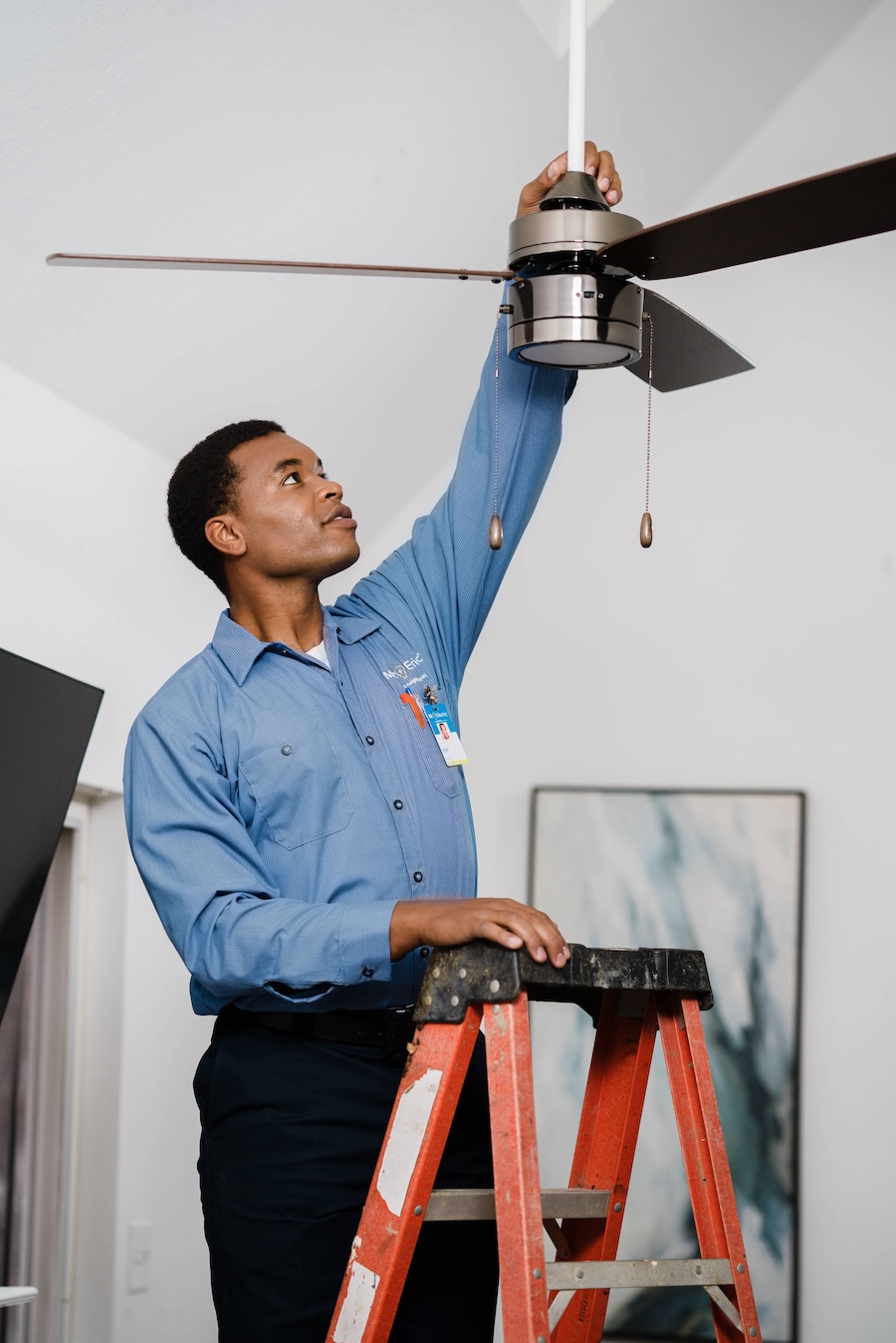 Ceiling Fan Replacement in Woodfin, SC